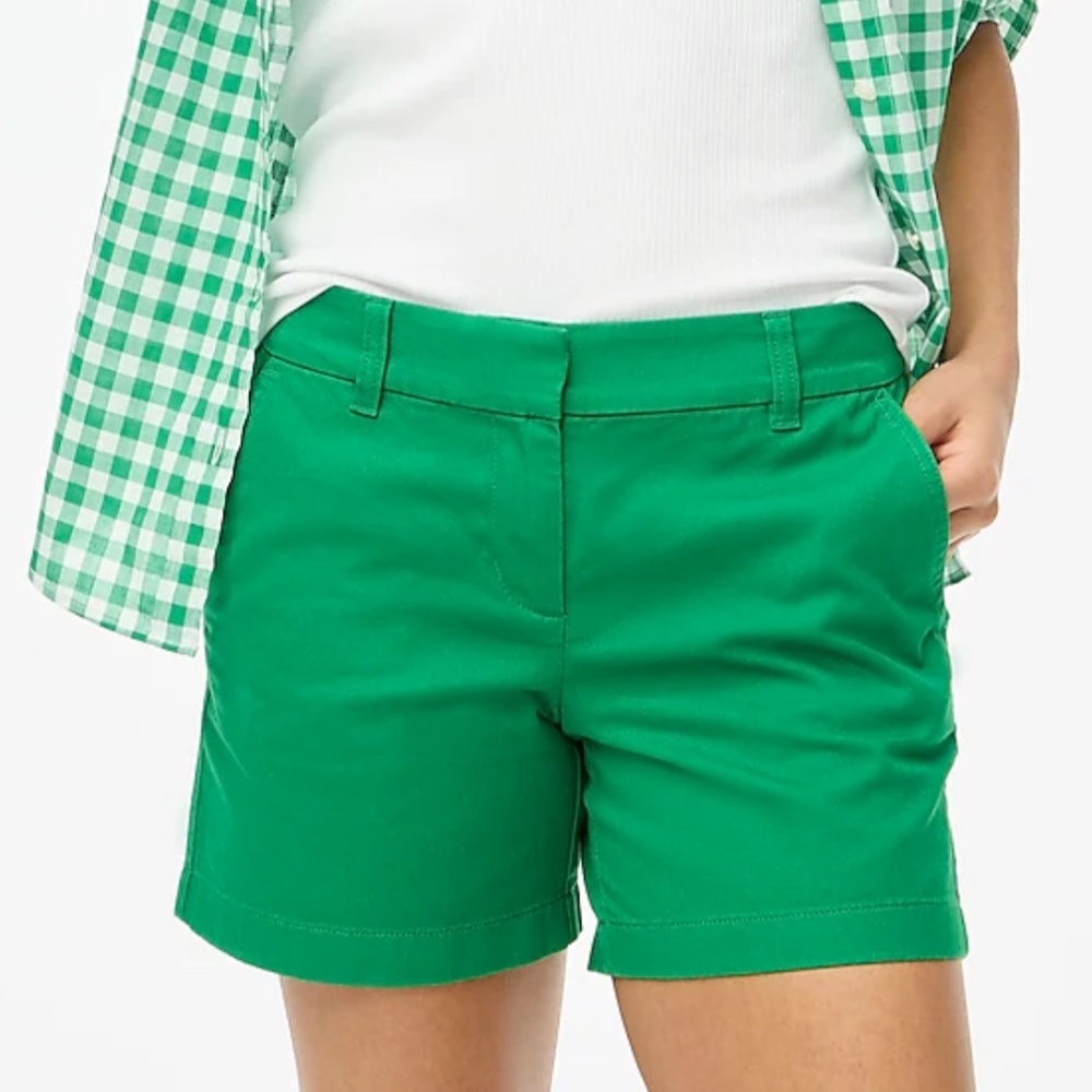 J. Crew Factory 5” Green Women's Shorts